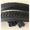 Generico COPERTONI 24 X 1.75 Slick Stradali Nero + 2 CAMERE d'Aria 24
