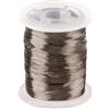 Lecreatekit Filo per avvolgere la canna da pesca, 1,5 m, in fibra di carbonio, per la costruzione di canne e guida per la riparazione di anelli, corda nera per rivestimento epossidico