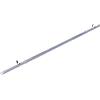 GORILLA SPORTS® Barra Bilanciere - Lunghezza 170 cm, Ø 30 mm, Carico Max 200 kg, 2 Collari a Molla, Impugnature Antiscivolo, Acciaio Cromato - Sbarra, Asta, Olimpionico, Olimpico, Asta da Pesi