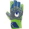 uhlsport Tensiongreen Starter Soft - Guanti da Portiere da Uomo, Uomo, 101106301, Dark Grau/Fluo Grün/Marin, 10