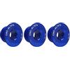 Buachois Bullone Pedivella Bicicletta 3 Pezzi, Vite Pedivella M19 Viti di Fissaggio Guarnitura Guarnitura Bici in Lega di Alluminio per Mountain Bike da Stradap(Blu)