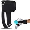 Meekio Monkey-Feet - Supporto per manubri e cavigliere, peso regolabile, per macchine con cavi, piedi di scimmia, supporto per manubri, cavigliere, contraccolpi alle gambe, 1 pac, nero