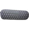 Tvamm Lifestyle Cuscino per yoga, 65 x 23 cm, imbottito con gusci di grano saraceno (Vidya, grigio)