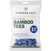 Generic Masters Bamboo Graduated Tees (Bag of 25) - Blue - 1 1/2