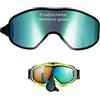 Uvex g.gl 300 & uvision to Off ESS lente di ricambio per occhiali da sci g.gl300 come take off - lente singola litemirror verde
