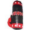 Aurora Store Maxi Sacco Boxe con guantoni con Bandiera Rosso Nera Gioco per Bambini Set Box Pugilato Allenamento con Sacco da Appendere Punching Ball
