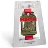 Qthrone Medagliere da Tavolo Personalizzato di Maratona di Chicago - Porta medaglie Running in Acciaio Inossidabile di Alta qualità con Incisione Laser - Personalized Medal Holder Marathon Runner Gift