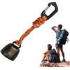 Generic Campanello anti-orso, campanello a forma di orso forte, portatile con silenziatore, campanello anti-orso di sopravvivenza per escursionismo, ciclismo, con funzione muto
