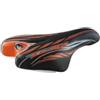 Generico Sella Junior OK GO 14/16 210x140mm in Poliuretano Nero/Arancio