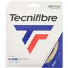 Tecnifibre X-One Biphase Set di Corde, Unisex, X-One Biphase, off-White/off-White, 1.18 mm/12.2 m