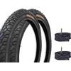 ECOVELO 2 COPERTONI 12 1/2 X 1.75 2 1/4 (47-203) + CAMERE PNEUMATICI DEESTONE BICICLETTA CITY BIKE BIMBO BAMBINA MOUNTAIN BIKE