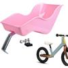 Generico Sedia per Bambole da Bicicletta, Seggiolino per Bambole da Bicicletta,Portabici da Bicicletta per Bambole con Cinturino a Clip | Attacco per seggiolino per Bambini Rosa per Bambole