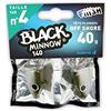 FIIISH Black Minnow - Teste di pesca con piombo, 40 g, colore: Cachi