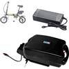 JHKJ Batteria al Litio da 36V Batteria Frog da 48V 8AH 12,8AH 15AH 18AH 20AH Batteria agli ioni di Litio per Kit Motore da 300W-700W Batteria reggisella da 36V 48V con caricabatteria,48v10.4ah