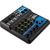XUEMANSHOP Mini mixer audio, mixer Bluetooth a 5 canali, ingresso 48 V, alimentazione phantom, streaming USB MP3 stereo DJ per registrazioni, streaming live streaming, podcasting