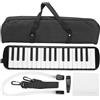 Itonash IRIN Melodica 32 Tasti Strumento Musicale a Fiato Adatto per Borsa da Allenamento per Principianti (Nero)