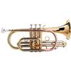 Classic Cantabile CR-400L Cornetta in Sib (ottone, valvole in acciaio inox, coulisse in alpacca, con custodia, bocchino) oro