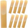 Cabilock 10 Pezzi Ance Artigianali per Sassofono Contralto Forza 1.5, Materiale Canna Beige Ben Progettate senza Sbavature, Accessorio Professionale per Musicisti