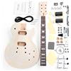 Rocktile Kit Chitarra Elettrica Single Cut - Kit DIY: corpo in mogano con top in pioppo, set elettronico 2x humbucker, tastiera in palissandro, manico avvitato