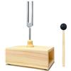 LXLAEOANG Diapason Curativo Diapason 432 Hz con cassa di risonanza for del suono Insegnamento Test dell'udito Meditazione