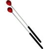 ibasenice Bacchette per Marimba in Nylon e Faggio Rosso, Testa Media Dura a Forma di Fungo, Perfette per Principianti, Bilanciamento e Peso per Uso Indoor e Outdoor
