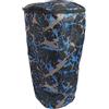 Levemolo Borsa per Tamburo Djembe Grande Capacità Oxford Blu e PVC, Chiusura Zip Liscia e Design Mimetico Unico Comodo da Trasportare