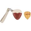 Glooraca Personalizzato Plettro per Chitarra Portachiavi in Pelle Inciso Supporto per Chitarra Portachiavi Custodia per Chitarra Acustica Chitarra Elettrica Ukulele
