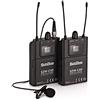 SubZero SZW-C40 Microfono Senza Fili Lavalier per Videocamera Fotocamera Microfono Wireless Professionale
