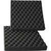 TROCELLEN Pannelli Fonoassorbenti Adesivi Pareti | Kit 7 Pannelli Bugnati 30x30 cm, Spessore 4 cm. Insonorizzanti Isolamento Acustico per Gaming, Studi Musicali, Smartworking