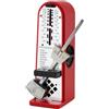 getuse Metronomo meccanico con suono forte, gamma 40-208 BPM, funzionamento senza batterie per suonare pianoforte, chitarra, violino, batteria, colore: rosso