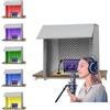 Moubhjd Pannello Isolamento Microfono,Cabina di Registrazione Portatile, Pannelli Acustici, Cabina Acustica Fatta in Casa, Insonorizzazione Dell'ufficio, per Studio di Registrazione-(80x80x80cm)