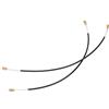 Agatige 2 Pezzi Corda per Coda di Violoncello, Violoncello Tailgut Nylon Antiscivolo Cordiera Accessori per Strumenti Kit di Ricambio Nero