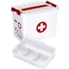 SUNWARE perfectly organised Sunware Q-Line Valigetta Pronto Soccorso Vuota 9L - 30x20x22,3cm - Cassetta Medica - Kit Primo Soccorso Casa Auto - Senza Contenuto