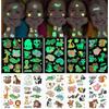 Aomig Tatuaggi Temporanei Bambini, Luminosi Tatuaggi Temporanei Stickers, 10 Fogli Luminous Adesivi Tatuaggi per Ragazzo Ragazza, Fluorescenti TatuaggiIlluminano al Buio er Regalo Festa Compleanno(F)