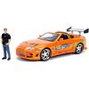 Jada JA30738 Il Veloce E Il Furioso 1:24 1994 Toyota Supra Mk IV Con Brian O'Conner Figura