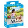 PLAYMOBIL 71739 Jeune fille rolleuse avec Retriever