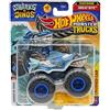 Hot Wheels Monster Trucks Sharks vs Dinos, collezione di veicoli pressofusi in scala 1:64, edizione 2025 (3/8 Team Shark Great Bite)