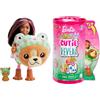 Barbie Cutie Reveal - Bambola Chelsea con costume di peluche da cagnolino-rana e 6 accessori a sorpresa cambia colore, serie Amici Cuccioli, giocattolo per bambini, 3+ anni, HRK29