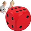 Jlobnyiun Grandi dadi in schiuma - cubi di apprendimento giganti, enormi dadi in classe | 15 cm giocattoli educativi per l'apprendimento matematico per bambini, durevoli per la festa di jumbo, games