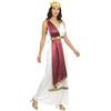 Generique - Costume imperatrice greca spartana donna - Grigio, bianco - Taglia Unica