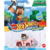 Hot Wheels Racerverse Minecraft Steve Character Car, collezione 2025, veicolo pressofuso