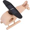 BSTCAR Giocattoli per Elicotteri in Legno Ad Energia Solare Kit per Bambini Kit Scientifico Giocattolo Educativo Gioco All'aperto per Bambini