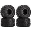 INJORA RC Monster Truck Pneumatico Beadlock Cerchi 70*38mm per SCX24 FCX24