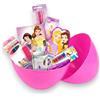 KORAT - Uovo Sorpresa Pasqua Kit Scuola per Bambini con Cancelleria, Set Colorare con Pennarelli, Matite, Album, Astuccio e Accessori, Idea Regalo Originale Compleanno Pasqualone (Principesse Disney)
