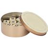 Generic Gioco di Cruciverba, Dadi con Lettere Inglesi Robusti per Sfidare il Cervello con Custodia per la Casa (GOLD)