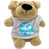 DIGITALSHIRT Peluche Cagnolino Personalizzato Pulisci Schermo PC - Fondo del Pupazzo in Morbida Microfibra (Non Graffia lo Schermo) - Cane di Peluche Piccolo Personalizzabile - Altezza 12cm