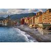 jukunlun 1500 Pieces Italia Mare Case Costa Ligure Camogli Spiaggia-Adulti Sfida Classico Jigsaw Puzzle per Bambini, Gioco Educativo Giocattoli, Sfida Impossibile 3D Puzzle di Legno-87X57Cm