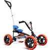 BERG Pedal Gokart 2 in 1 - Barra di spinta e ruota libera commutabile per bambini, sicurezza e stabilità Buzzy Nitro 2 in 1, giocattolo per bambini di età compresa tra 2 e 5 anni
