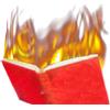 Rebetomo Qualsiasi libro - Fire Book Gimmick - Tasche di fuoco Trucchi magici Mago Fiamma Appare Fase Magia lllusions Gimmicks Mentalismo Puntelli