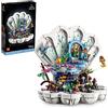 LEGO Disney 43225 - Set da costruzione per adulti, motivo: La Sirenetta Royal Clamshell, regalo per i fan del film Disney Princess dai 18 anni in su, con Ariel, Ursula, King Triton, Sebastian e